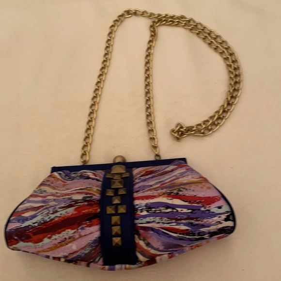Mary Frances Pretty small and dainty Aria purse original art (OLCC-AF) - Picture 1 of 8